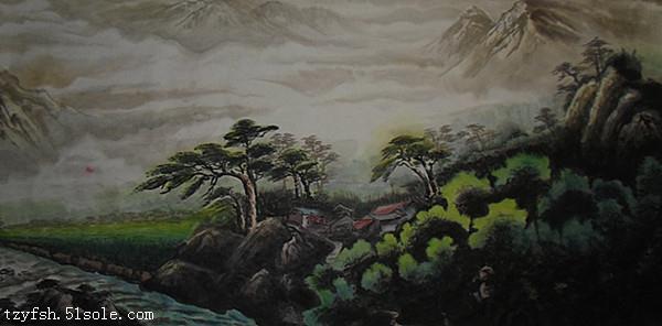 滕州山水画,王学相,滕州一峰书画